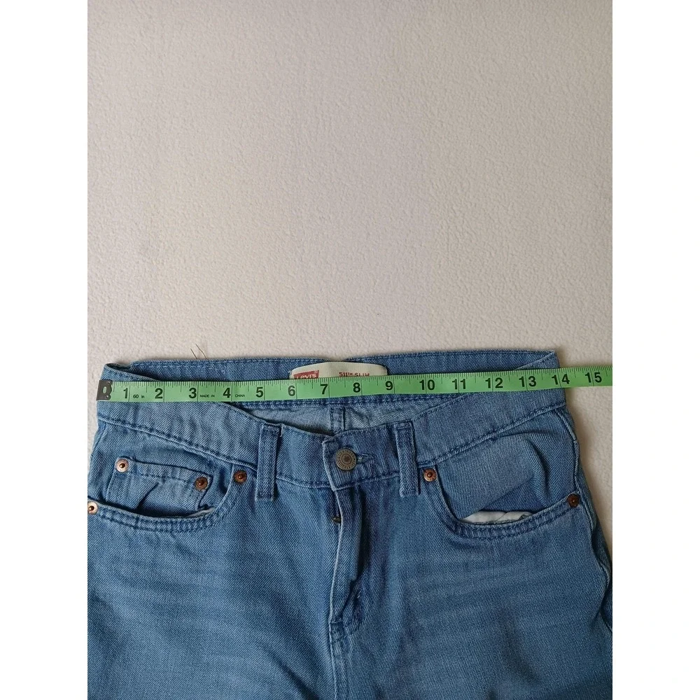 Levis 511 Slim Jeans Boys 14 Regular 27x27 Blue Straight Stretch Denim‎